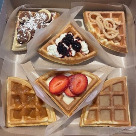 waffle box of 6 waffles